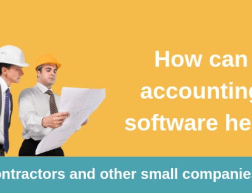 How can accounting software help contractors and other small companies?