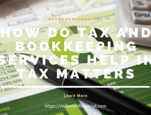 How do tax and bookkeeping services help in tax matters?
